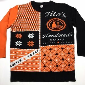Tito's Handmade Vodka Texas Ugly Christmas Sweater
